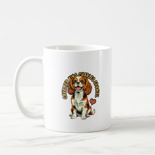 Koninklijk Besluit: De "Comforter" Spaniel Koffiem Koffiemok (Links)