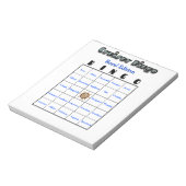 Koninklijk Bingo Notitieblok (Linkerzijde)