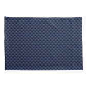 Koninklijk Blauw Automotive Koolstofvezel Weefselp Kussensloop (Achterkant-Rechts)