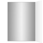 Koninklijk Blauw Bloemen en Zilveren Hart Tafelnum (Binnen (Links))