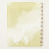 Koninklijk Blauw Bloemen Gouden Bruiloft Planner (Achterkant)