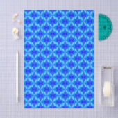 Koninklijk Blauw Diamant Patroon Tissuepapier (Craft)