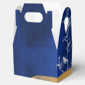 Koninklijk Blauw en Goud Bedankdoosjes (Geopend)