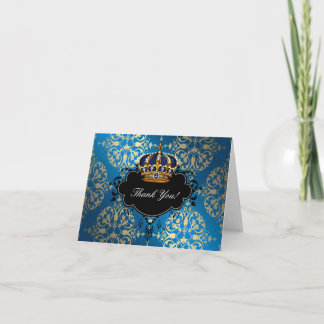 Koninklijk Blauw en Gouden Prins Bedankt