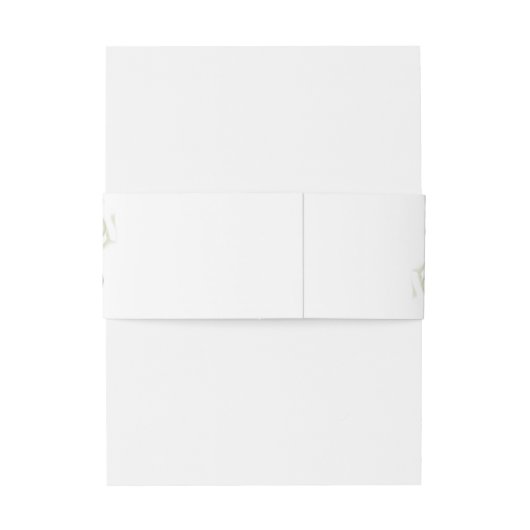 koninklijk blauw en witte bloemen groen huwelijk uitnodigingen wikkel (Achterkant Voorbeeld)