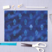 Koninklijk Blauw en Zilver Tissuepapier (Craft)