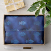 Koninklijk Blauw en Zilver Tissuepapier (Geschenk)