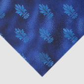 Koninklijk Blauw en Zilver Tissuepapier (Detail)