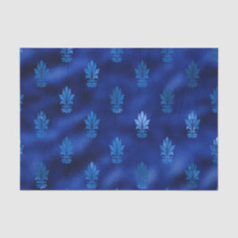 Koninklijk Blauw en Zilver Tissuepapier