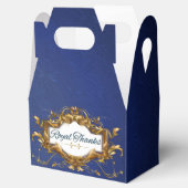 Koninklijk Blauw Fancy| Afrikaanse Prins| Koninkli Bedankdoosjes (Geopend)