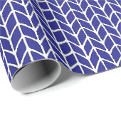 KONINKLIJK BLAUW GEBREID inpakpapier (Rol Hoek)