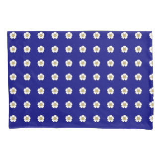 koninklijk blauw geel en wit Buttercup Flowers Kussensloop