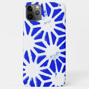 Koninklijk blauw geometrisch patroon Case-Mate iPhone case