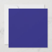 Koninklijk Blauw Goud 50-jarig huwelijksjubileumfe Kaart (Achterkant)