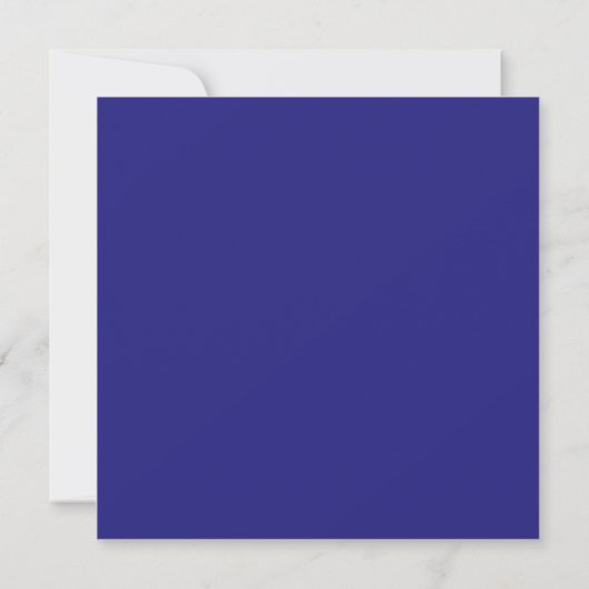 Koninklijk Blauw Goud 50-jarig huwelijksjubileumfe Kaart (Achterkant)
