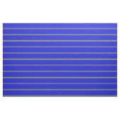 Koninklijk blauw, goud gestreept ontwerp stof (Yard (91,4 cm))