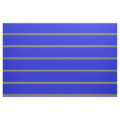 Koninklijk blauw, goud gestreept ontwerp stof (Fat Quarter)