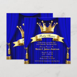 Koninklijk Blauw Gouden Koninklijke Kroonprins Bab Kaart