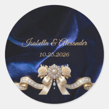 Koninklijk Blauw Gouden Kroon Parel Elegante Luxe