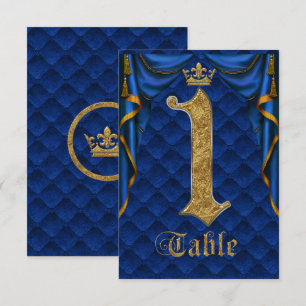 Koninklijk Blauw Gouden Kroon Trouw Tafelnummer 1