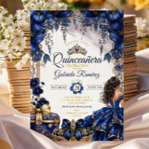 Koninklijk Blauw Gouden Tiara Bloemstuk Quinceañer