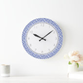 Koninklijk Blauw Grieks Zeer belangrijk Patroon Grote Klok (Huis)