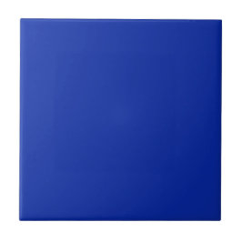 Koninklijk Blauw Komt Overeen met Fractal Patroon  Tegeltje