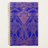 Koninklijk blauw, Kunstnieuw-vlak patroon, koninkl Planner (Voorkant)