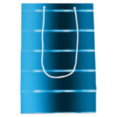 Koninklijk Blauw Lint Boog Bruidsdouche Medium Cadeauzakje (Achterkant)