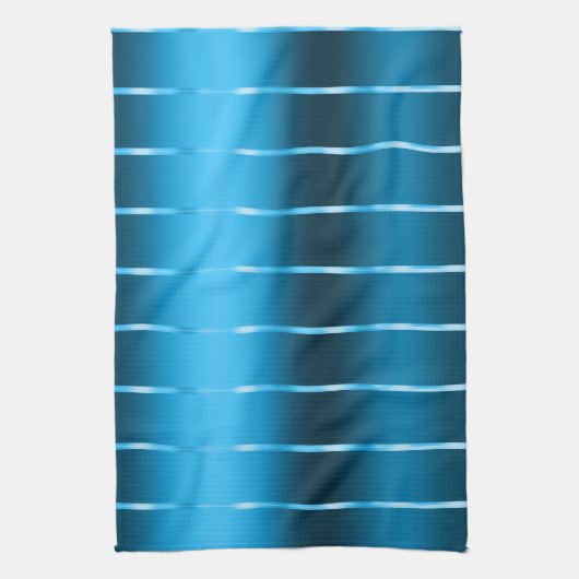 Koninklijk Blauw Lint Boog Bruidsfeest Theedoek (Verticaal)