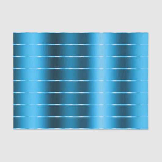 Koninklijk Blauw Lint Bruidsborrel Tissuepapier (Voorkant)