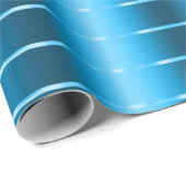 Koninklijk Blauw Lint Strik Bruidsdouche Cadeaupapier (Rol Hoek)