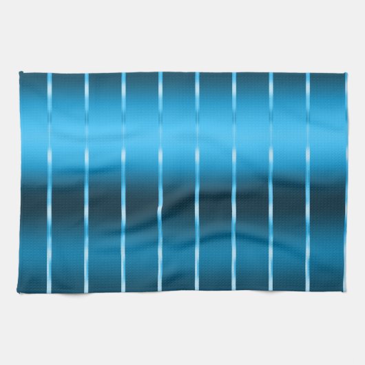 Koninklijk Blauw Lint Strik Bruiloft Theedoek (Horizontaal)