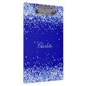 Koninklijk blauw naamschrift klembord (Rechts)