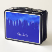 Koninklijk blauw opdruppelnaammeisje (Achterkant)