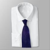 Koninklijk blauw patroon stropdas (Gebonden)
