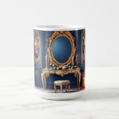 Koninklijk Blauw Rococo Koffiemok (Center)