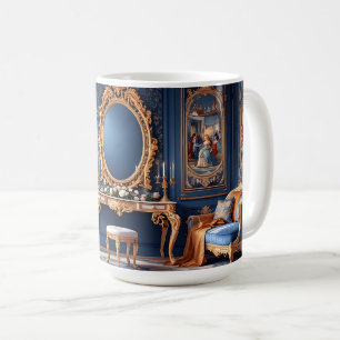 Koninklijk Blauw Rococo Koffiemok