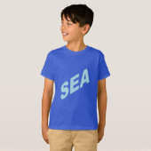 Koninklijk blauw shirt SEA (Voorkant volledig)