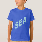 Koninklijk blauw shirt SEA (Voorkant)