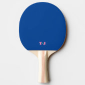 Koninklijk Blauw Tafeltennisbatje (Achterkant)