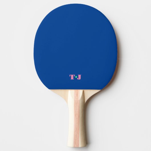 Koninklijk Blauw Tafeltennisbatje (Voorkant)