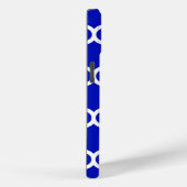 Koninklijk blauw wit Marokkaans quatrefoil patroon Case-Mate iPhone Case (Achterkant / Rechts)