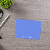Koninklijk blauw wit naam post-it® notes