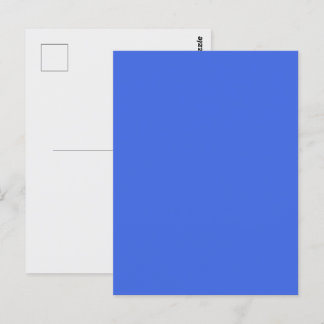 Koninklijk Blauwe Aanpasbare Ansichtkaart Briefkaart