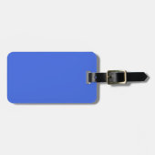 Koninklijk blauwe bagagelabel (Voorkant horizontaal)