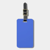 Koninklijk blauwe bagagelabel (Voorkant verticaal)
