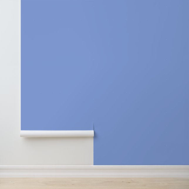 Koninklijk Blauwe Bloemen Behang (Applicatie)