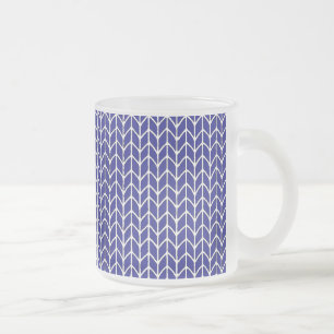 KONINKLIJK BLAUWE BREI Matglazen mok