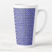 KONINKLIJK BLAUWE BREISEL Hoge Latte Mok (Rechts)